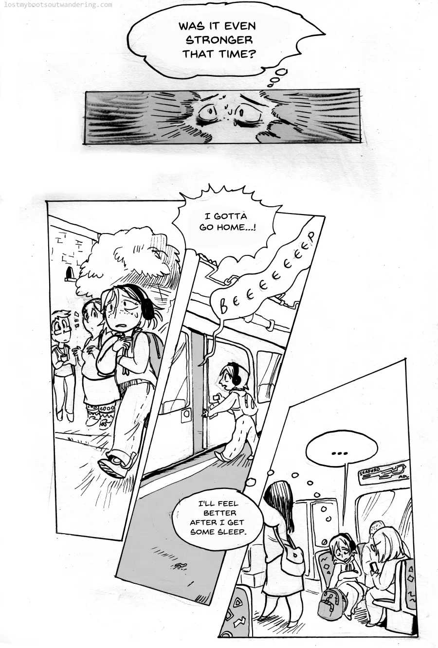  Lost My Boots Out Wandering Comic chapter 2 Trains and Sewing Machines