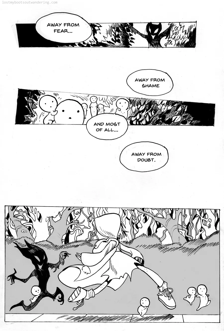  Lost My Boots Out Wandering Comic chapter 2 Trains and Sewing Machines