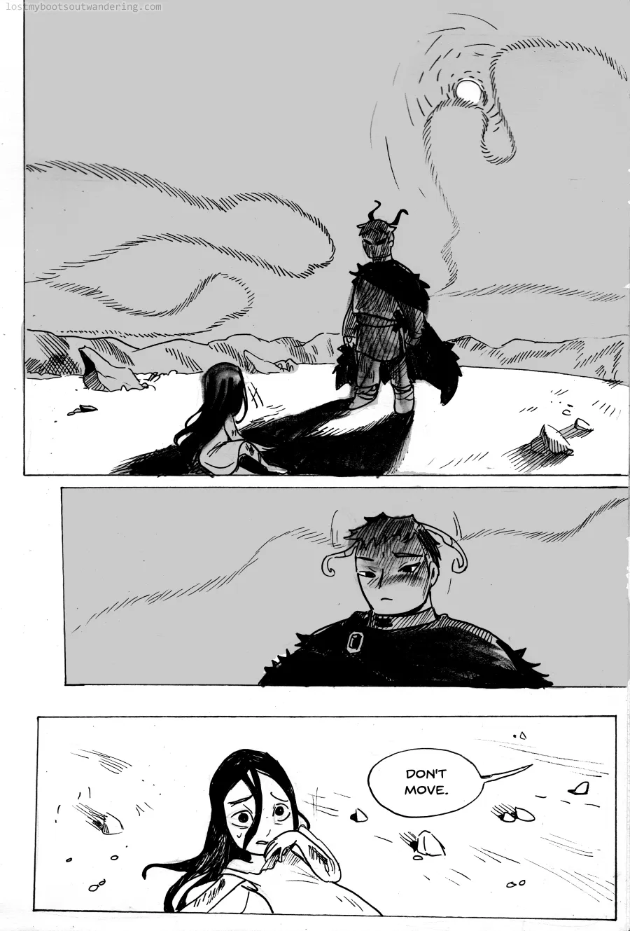  Lost My Boots Out Wandering Comic chapter 2 Trains and Sewing Machines