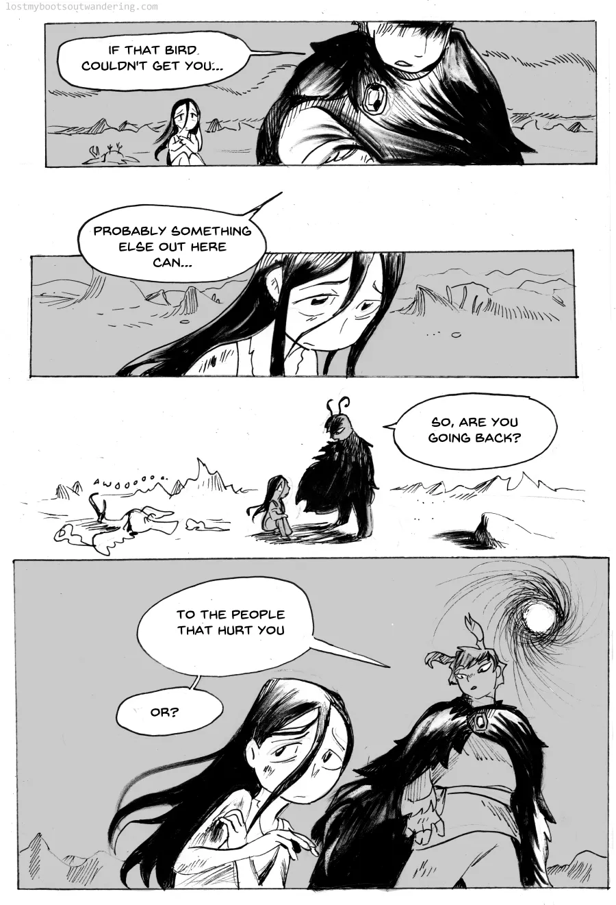  Lost My Boots Out Wandering Comic chapter 2 Trains and Sewing Machines