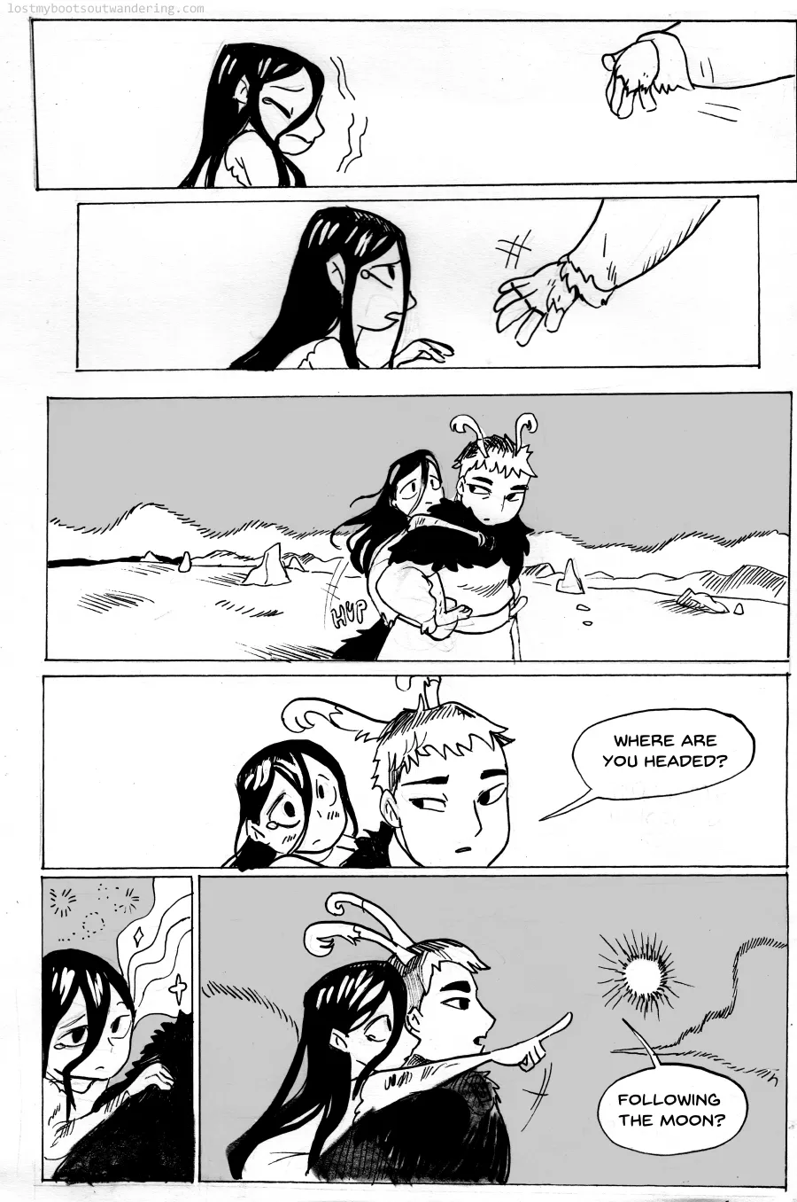  Lost My Boots Out Wandering Comic chapter 2 Trains and Sewing Machines